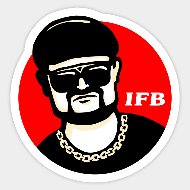 Ibiza Final Boss IFB Sticker by dumbshirts